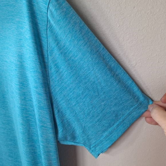 Ariat Tek Mens Fitted Lightweight Short Sleeve Collared Polo Blue Size XL - Picture 4 of 8